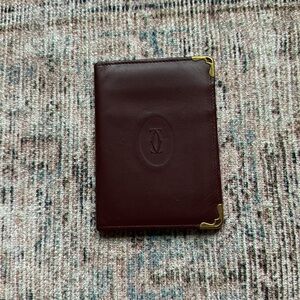 Cartier Leather Bifold Wallet